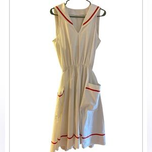 Homemade vintage sailor dress.￼size medium.